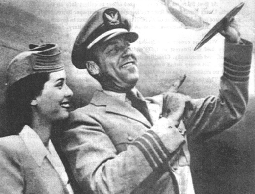 Captain Smith and Stewardess Marty Morrow